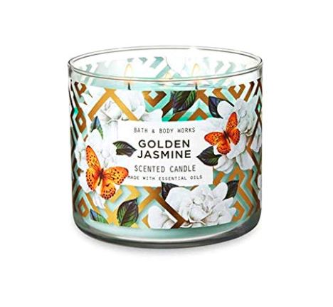 Bath & Body Works 3-Wick Candle, Golden Jasmine, 14.5 oz