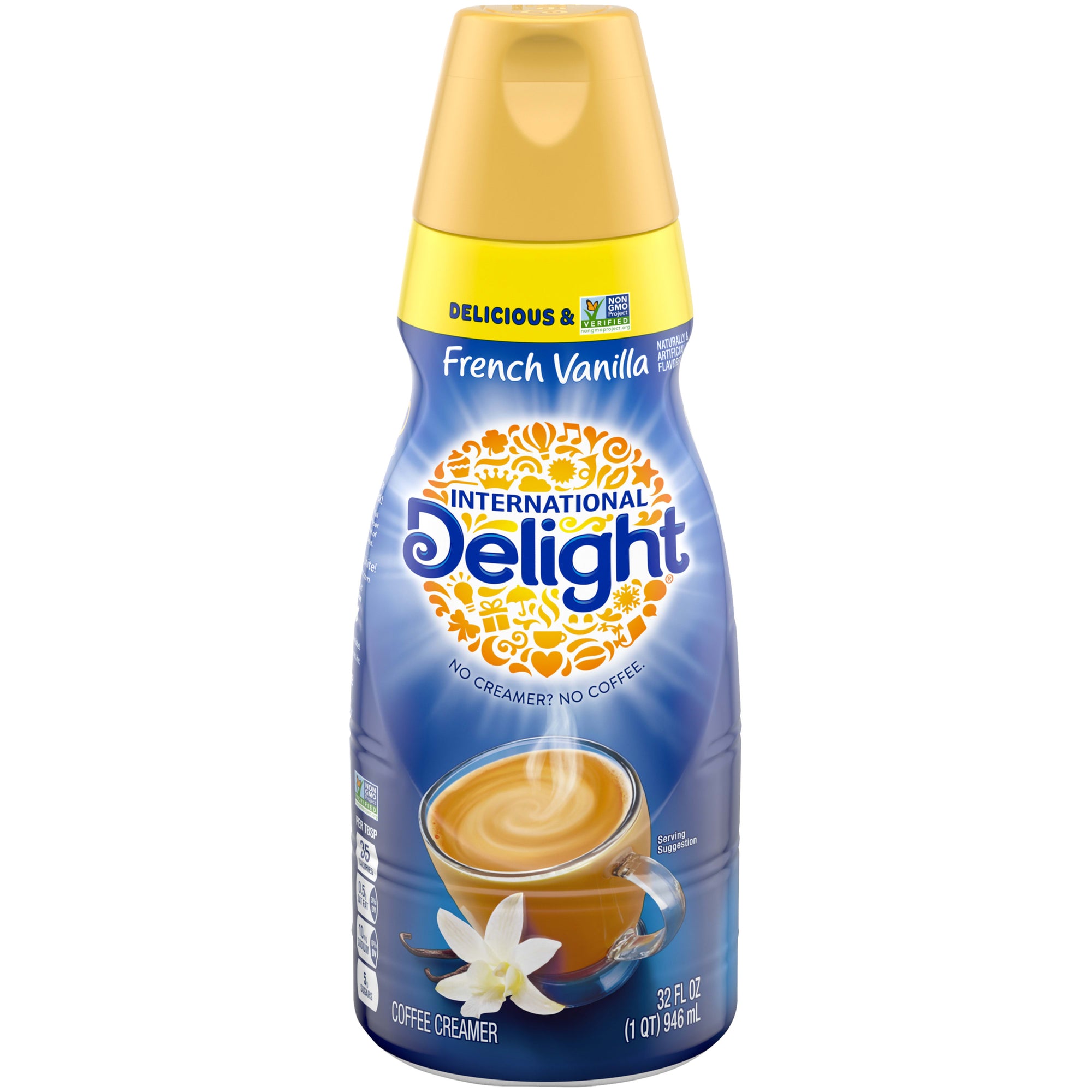 International Delight Creamer, French Vanilla, 32 oz