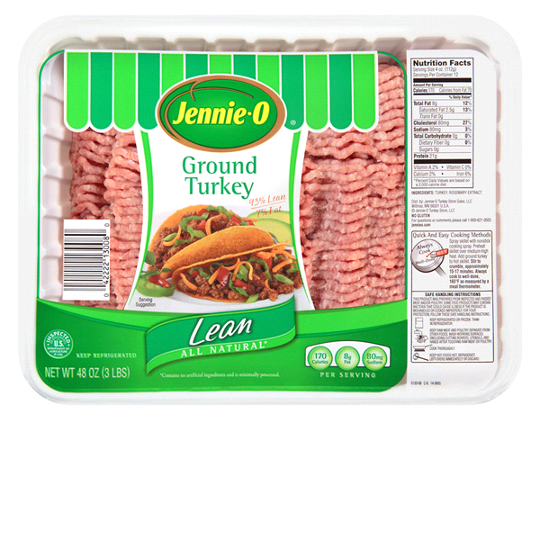 Jennie-O Ground Turkey, 93/7, 1 lb