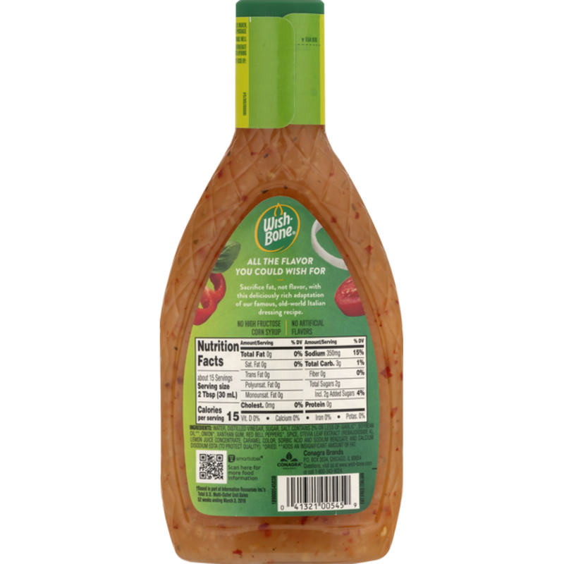 Wish-Bone Dressing, Italian, 15 oz