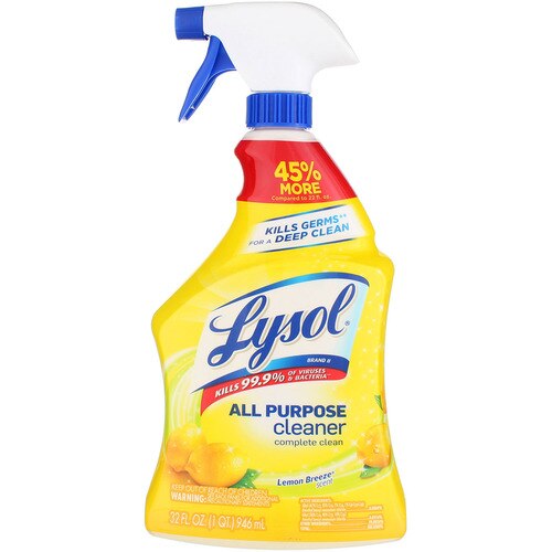 Lysol All Purpose Cleaner Spray, Lemon Breeze, 32 oz