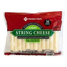 Member's Mark, Light Mozzarella String Cheese, 30 oz