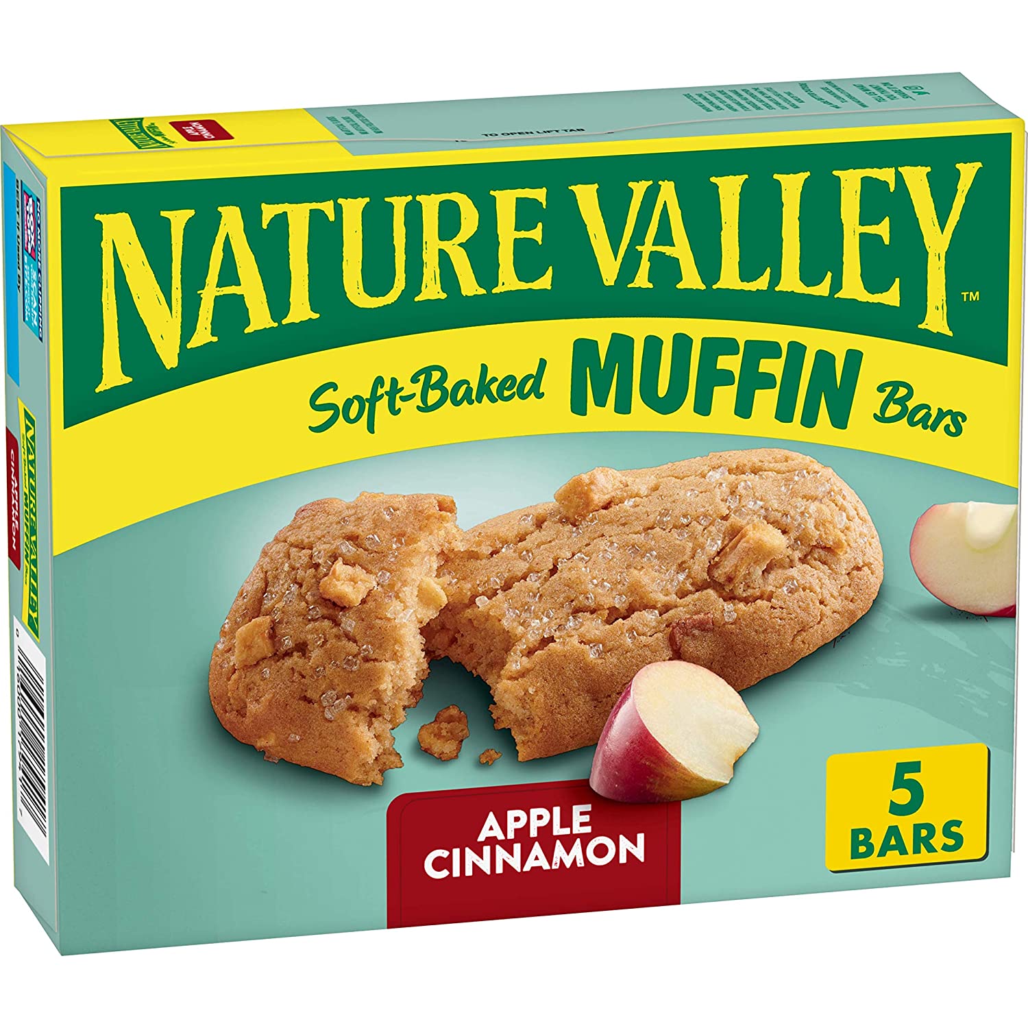 Nature Valley Soft-Baked Muffin Bars, Apple Cinnamon, 5 ct