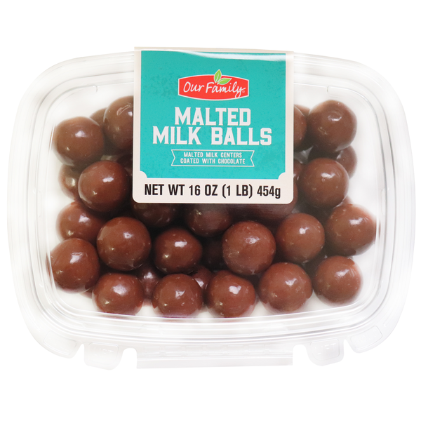 Our Family Malted Milk Balls, 16 oz