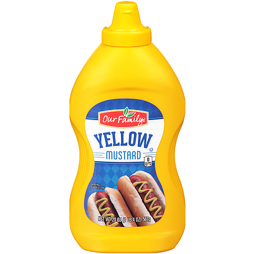 Our Family Squeeze Mustard Yellow 20oz