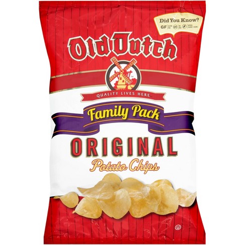 Old Dutch Family Pack Original Potato Chips, 10 oz