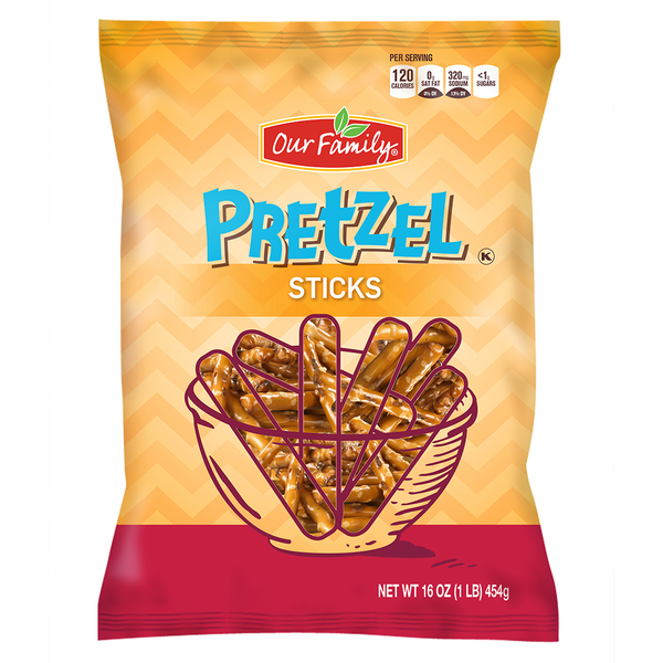 Our Family Pretzel Sticks 16 oz.