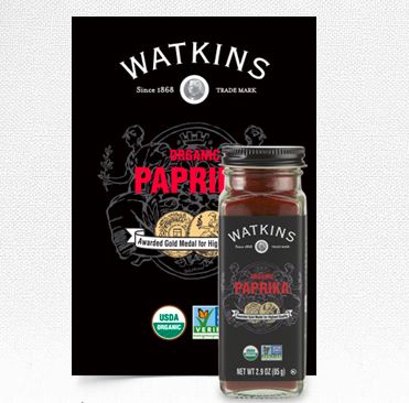 JR Watkins Organic Paprika, 2.9 oz