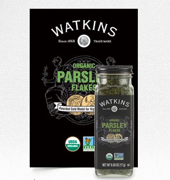 JR Watkins Organic Parsley Flakes, .59 oz