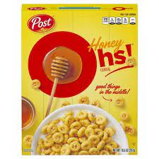 Post Honey Ohs! Cereal, 10.5oz