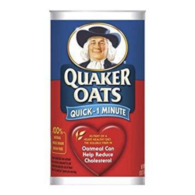 Quaker Oats Oatmeal, Quick 1-Minute, 42 oz