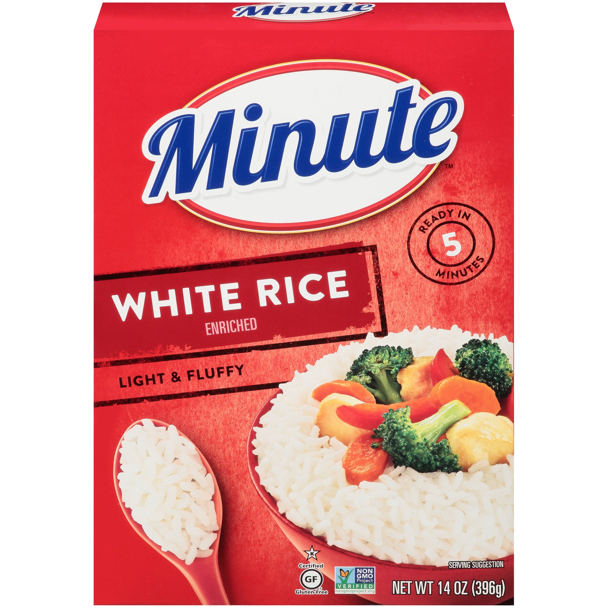 Minute White Rice, 14 oz