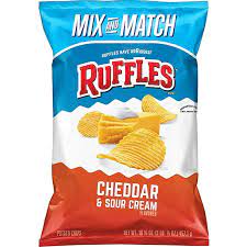 Ruffles, Cheddar and Sour Cream, 15.125oz