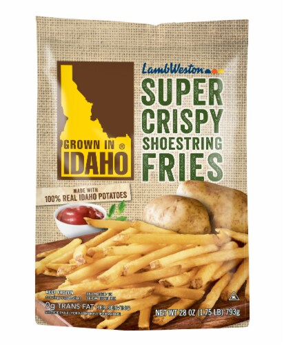 Lamb Weston Grown in Idaho Super Crispy Shoestring Fries, 28oz