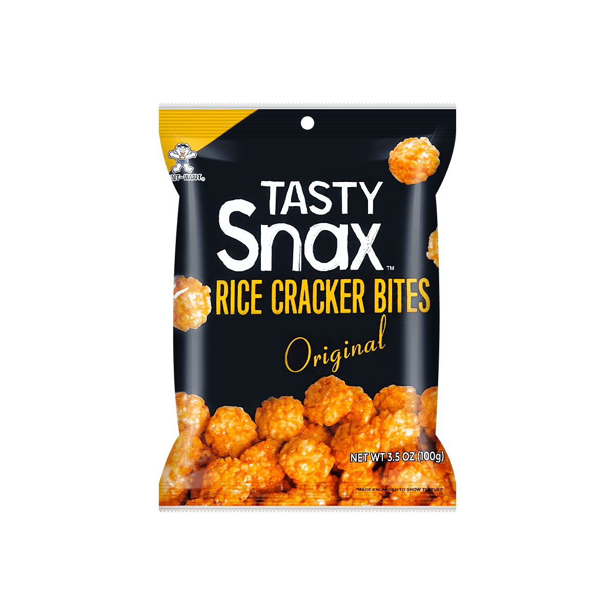 Tasty Snax Rice Cracker Bites, Original, 3.5 oz