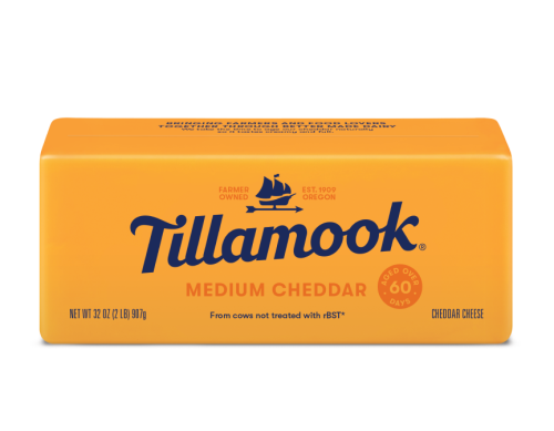 Tillamook Cheese, Medium Cheddar, 2.5 lb