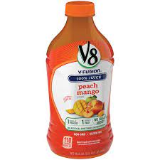 V8 V-Fusion Peach Mango Juice, 46 oz