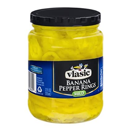 Vlasic Banana Pepper Rings, Mild, 12 oz