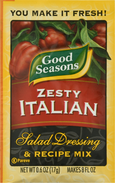 Good Seasons Zesty Italian Salad Dressing Mix, 0.6oz